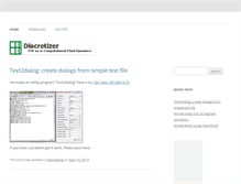 Tablet Screenshot of discretizer.com